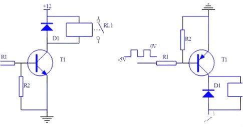 繼電器,晶體管,驅(qū)動電路