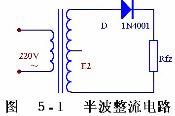 電子電路圖，整流二極管的作用,整流電路