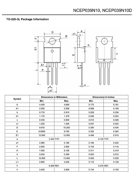 NCEP039N10D